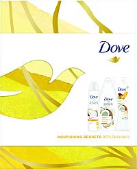 Vianočná kazeta Dove Restoring Ritual 1×1 set, darčeková sada od Dove pre ženy