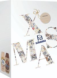 Vianočná kazeta Fa a Schauma Cream béžová 1×1 set, darčeková sada od Fa a Schauma pre ženy