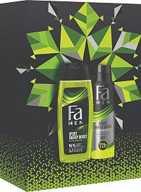 Vianočná kazeta Fa MEN Energy Boost 1×1 set, darčeková sada od Fa pre mužov