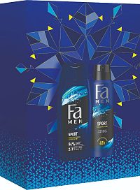 Vianočná kazeta Fa MEN Sport 1×1 set, darčeková sada od Fa pre mužov