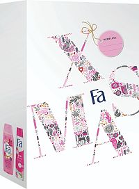 Vianočná kazeta Fa Pink ružová 1×1 set, darčeková sada od Fa pre ženy