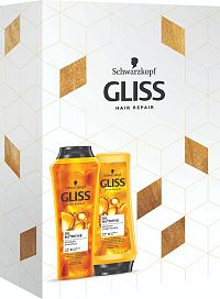 Vianočná kazeta Gliss OilNutritive biela 1×1 set, darčeková sada od Gliss pre ženy