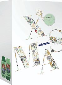 Vianočná kazeta Schauma 7 Herbs zelená 1×1 set, darčeková sada od Schauma pre ženy