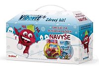 VIBOVIT VIANOCE 2018 BAZACIK VINOVY Dr.Max želé s ovocnou príchuťou (IMUNITY + AQUA) + plyšiačik, 1x1 set