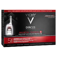Vichy Dercos Aminexil Clinical 5 cielená starostlivosť proti vypadávaniu vlasov pre mužov (Multi-Target Anti-Hair Loss Treating Care) 21 x 6 ml