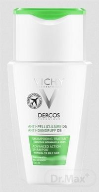 VICHY DERCOS ANTI DANDRUFF GREASY šampón proti lupinám na normálne až mastné vlasy (M9169600) 1x100 ml