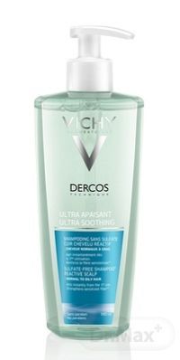 VICHY DERCOS ULTRA SOOTHING GREASY upokojujúci šampón na normálne až mastné vlasy (M9087001) 1x400 ml
