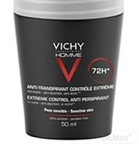 VICHY HOMME DEO ROLL-ON PROTI POTENIU DUO 72H 2x50 ml, antiperspirant