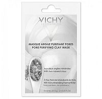 VICHY MASQUE Čistiaca ílová maska balenie vo vrecúšku 2x6 ml