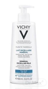 VICHY PURETE THERMALE MINERAL Micelárne mlieko dry skin 1x400 ml