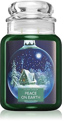 Village Candle Vonná sviečka v skle - Peace on Earth - Mier na Zemi, veľká 1×1 ks