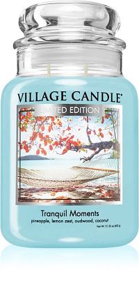 Village Candle Vonná sviečka v skle - Tranquil Moments - Pokojné chvíle, veľká 1×1 ks