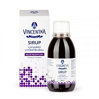 VINCENTKA SIRUP so skorocelom a materinou dúškou 1x200 ml