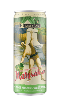 Víno Matyšák -hroznová šťava biela 1×250ml, šťava