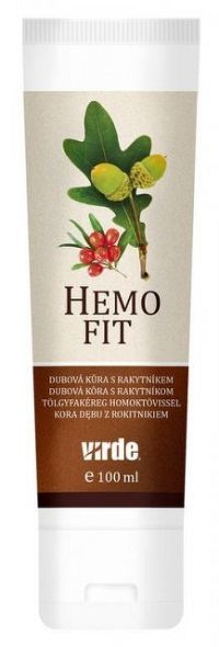 VIRDE HEMOFIT gél, dubová kôra s rakytníkom 1x100 ml