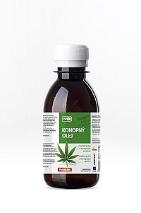 Virde KONOPNÝ OLEJ 100 % rastlinný olej z konopných semien 200 ml