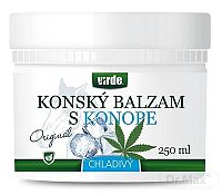 VIRDE KONSKÝ BALZAM S KONOPOU chladivý 1x250 ml, chladivý balzam