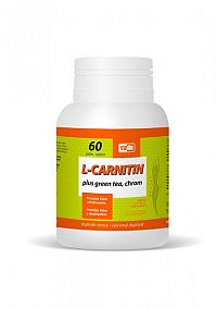 VIRDE L-CARNITIN Plus Green Tea, Chróm tbl 1x60 ks
