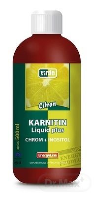 Virde L-KARNITIN Liquid plus chróm   inositol 500 ml