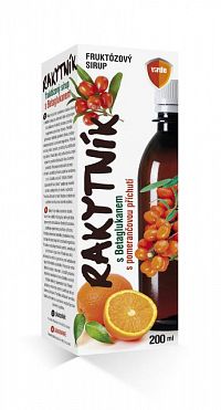 VIRDE RAKYTNÍK SIRUP s betaglukánom, pomarančová príchuť 1x200 ml