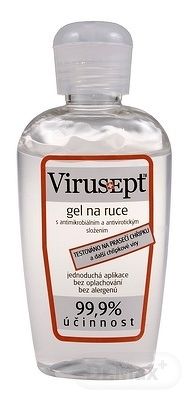 Virusept gél na ruky 1×125 ml, pre dospelých a deti od 1 roku