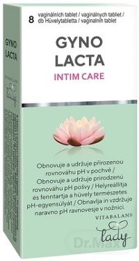Vitabalans GYNOLACTA INTIM CARE 1×8 tbl, výživový doplnok