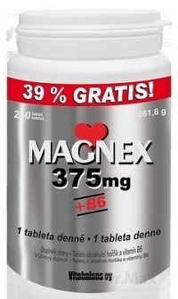 Vitabalans MAGNEX 375 mg + B6 1×250 tbl, výživový doplnok