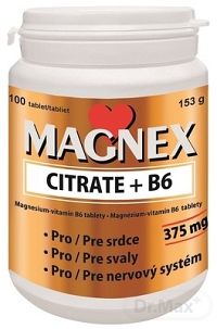 Vitabalans Magnex citrate 375 mg+B6 100 tabliet
