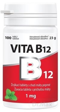 Vitabalans VITA B12 1 mg 1×1 ks, výživový doplnok