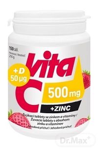 Vitabalans Vita C 500 mg + ZINC + D 50 µg 1×150 tbl