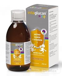 VITAGLUCAN SIRUP 1×250 ml, detský sirup s citrónovou príchuťou