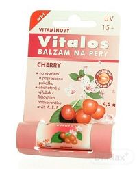 Vitalos Balzam na pery vitamínový UV+15 Cherry 4,5 g