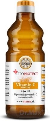 Vitamín C LIPOPROTECT - St. CRUX lipozomálny vitamín C v oleji, pomaranč - vanilka, 1x250 ml