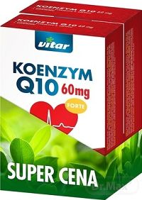 VITAR KOENZYM Q10 FORTE 60 mg DUOPACK 1×1 set, koenzým 2×60 cps