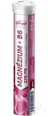 VITAR MAGNÉZIUM 375 mg + B6 tbl eff s príchuťou grepu a citróna 1x20 ks