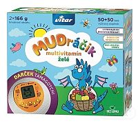 VITAR MUDráčik multivitamín želé + darček 1×100 ks, multivitamínové želé