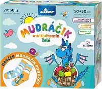 VITAR MUDRÁČIK multivitamín želé DUOPACK, 50 + 50 ks + ponožky