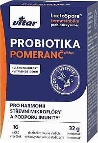 VITAR Probiotiká + Vláknina + Vitamín C,D