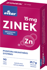 VITAR Zinok 15 mg tbl 1x90 ks