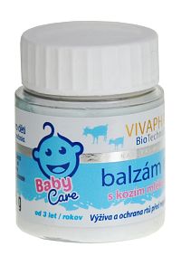 VIVACO Balzam na pery s kozím mliekom pre deti 1x25 g
