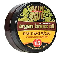 VIVACO SUN ARGAN BRONZE opaľovacie maslo SPF15 glitter 1x200 ml