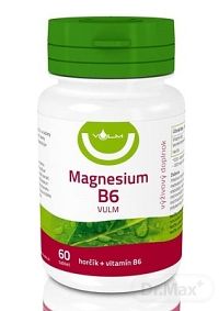VULM Magnesium B6 1×60 tbl, horčík + vitamín B6