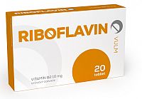 VULM RIBOFLAVIN tbl (vitamín B2 10 mg) 1x20 ks