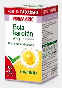 WALMARK Beta karotén 6mg cps 100+30 ks (130 ks)