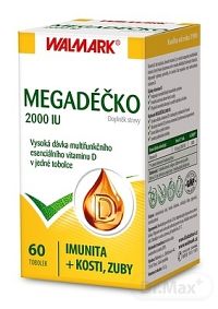 WALMARK Megadéčko 2000 IU 1x60 cps, vitamín D
