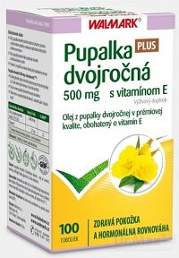 WALMARK Pupalka dvojročná 500 mg s vitamínom E cps 1x100 ks