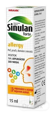 WALMARK Sinulan forte allergy roztok do nosa 1x15 ml