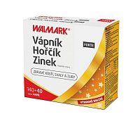 WALMARK Vápnik Horčík Zinok FORTE PROMO 2020 tbl 140+40 ks navyše (180 ks)