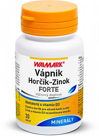 WALMARK VÁPNIK-HORČÍK-ZINOK FORTE tbl 1x30 ks