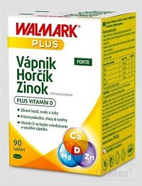WALMARK Vápnik Horčík Zinok FORTE tbl 1x90 ks